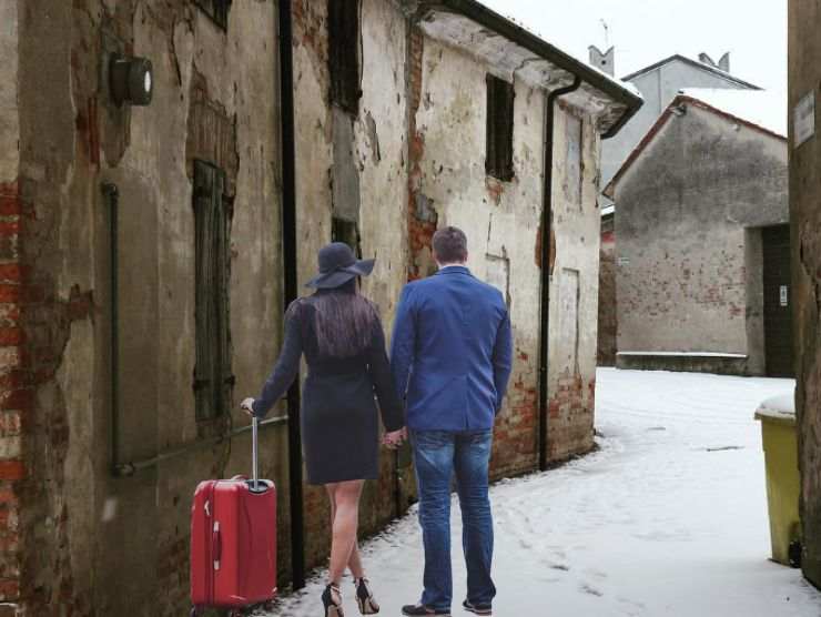 turisti tra le vie di castelpunzone