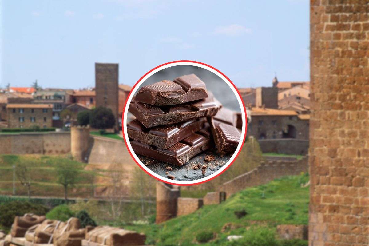 castello in Tuscania e cioccolato