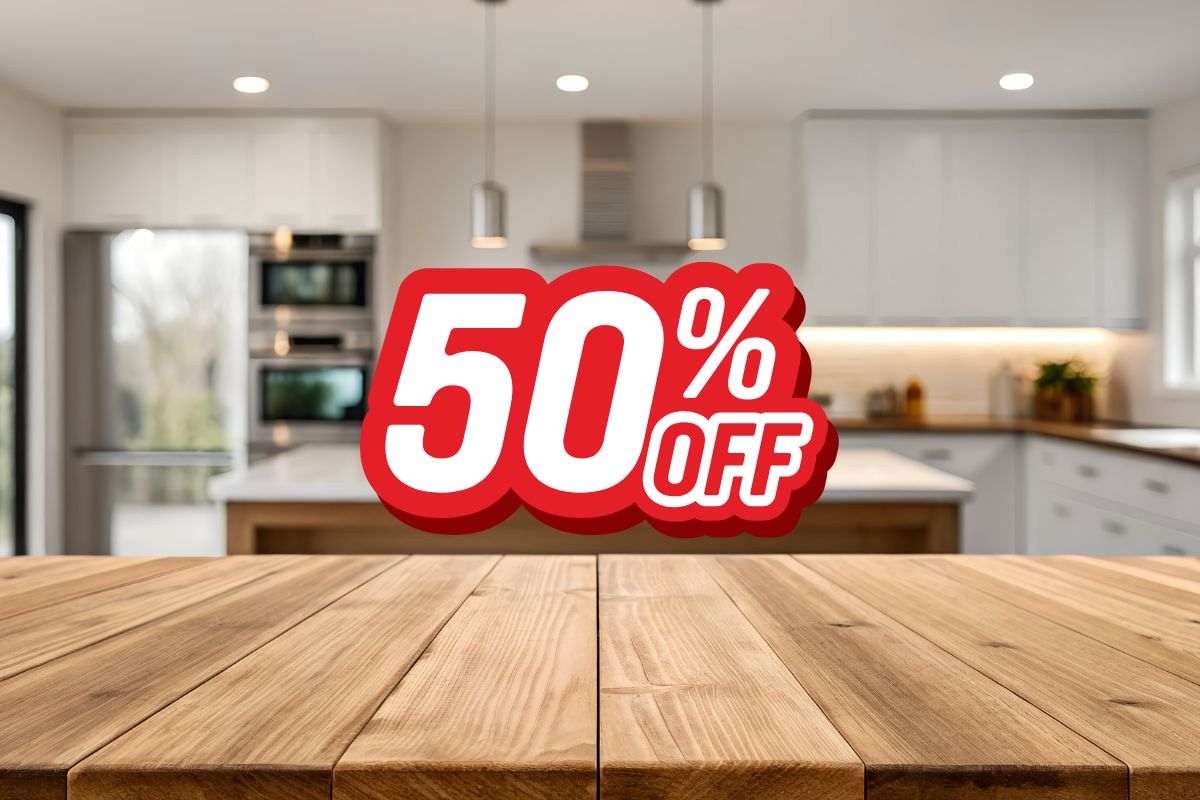cucina moderna e sconto del 50%