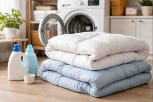 Lavare i piumoni in casa