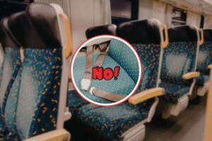Ecco per quale motivo sui treni non ci sono le cinture di sicurezza